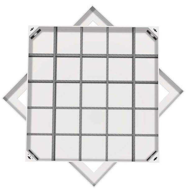 三家镇不锈钢方井展示